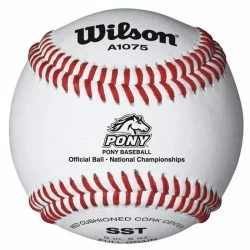WILSON SPORTING GOODS Wilson A1075BSST SST Pony Baseball (Dozen)
