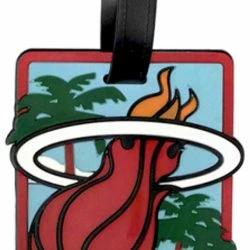 Miami Heat Luggage Bag Tag