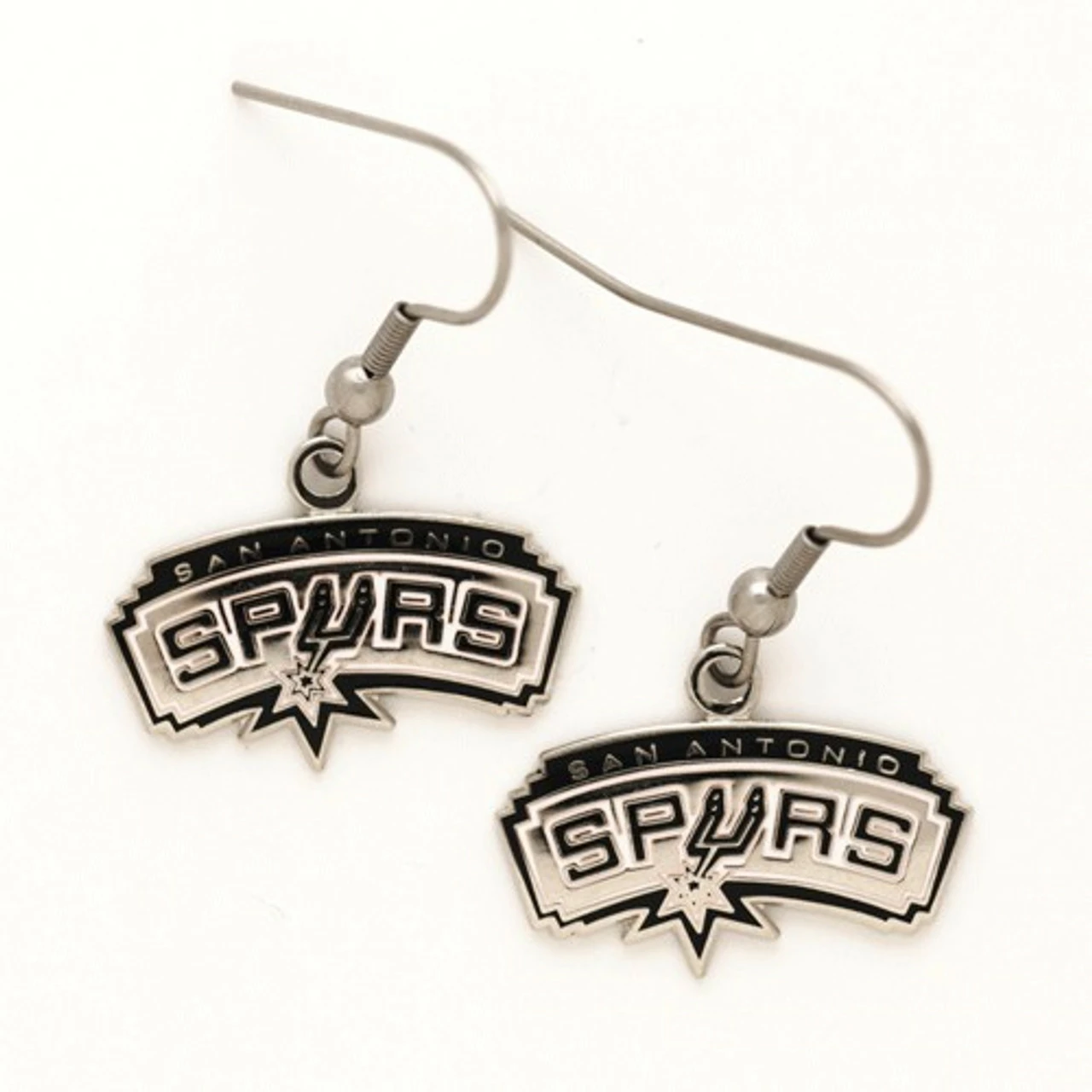 San Antonio Spurs Earrings. 1 San Antonio Spurs Earrings.