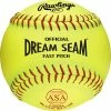 Rawlings Dream Seam USA (ASA) Fastpitch Softball - One Dozen C12RYSA