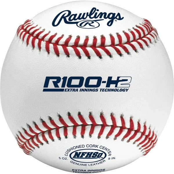 Rawlings R100-H2 NFHS Baseball (Dozen): R100H2 1 Rawlings R100-H2 NFHS Baseball (Dozen): R100H2