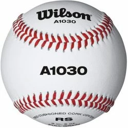 WILSON SPORTING GOODS Wilson A1030B High School Practice Baseball Raised Seams (Dozen)