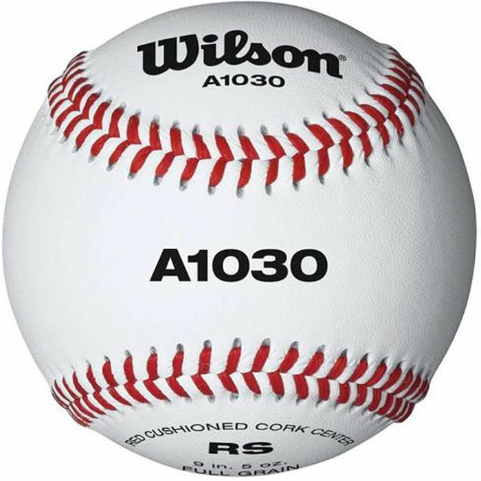 WILSON SPORTING GOODS Wilson A1030B High School Practice Baseball Raised Seams (Dozen) 1 WILSON SPORTING GOODS Wilson A1030B High School Practice Baseball Raised Seams (Dozen)