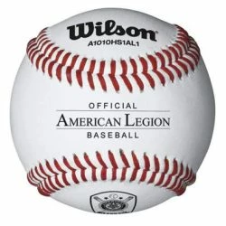 WILSON SPORTING GOODS Wilson A1010 HS1 SST American Legion Stamp Baseballs (Dozen): A1010BHS
