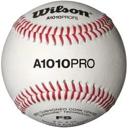 WILSON SPORTING GOODS Wilson A1010BPROFS Flat Seam College-NFHS Baseball (dozen)