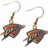 Oklahoma Thunder Earrings