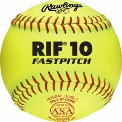 Rawlings RIF Level 10 Fastpitch USA (ASA) Softball - One Dozen: R12RYS