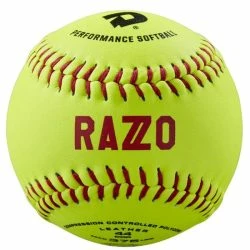 DeMarini Razzo 11” ASA Leather Slowpitch Softball 44-375 - One Dozen: