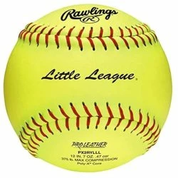 Rawlings Little League 12 Inch Leather Fastpitch Softball - One Dozen: