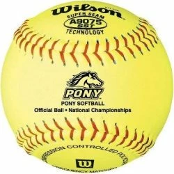 WILSON SPORTING GOODS Wilson Pony League Fastpitch Softball 12 Inch (Dozen): A9075BSST