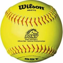 WILSON SPORTING GOODS Wilson 11" Pony League Polycore Fastpitch Softball (Dozen): A9275BSST
